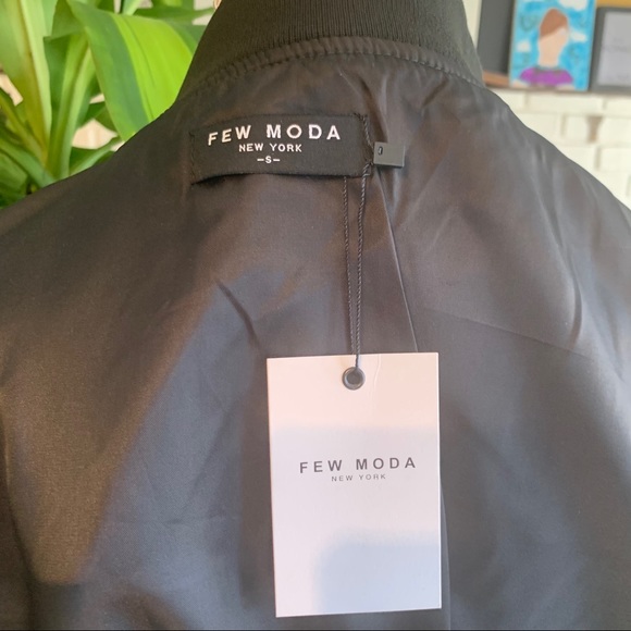 NWT Few Moda x Revolve Ruffle Bomber Jacket - Picture 6 of 6